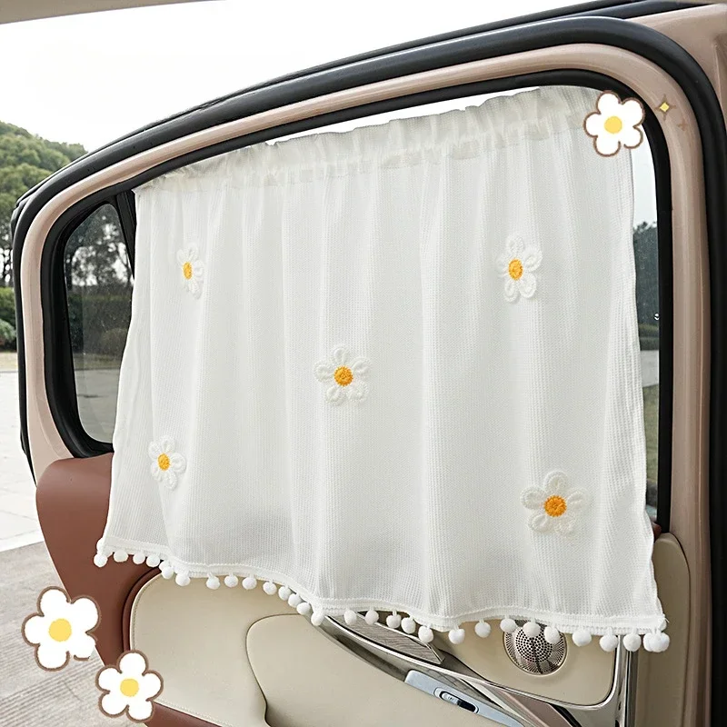 

1PC Suction Cup Curtain Universal Side Window Sunshade UV Protection Curtain in Car Hang Cloth Car Side Window Sunscreen Curtain