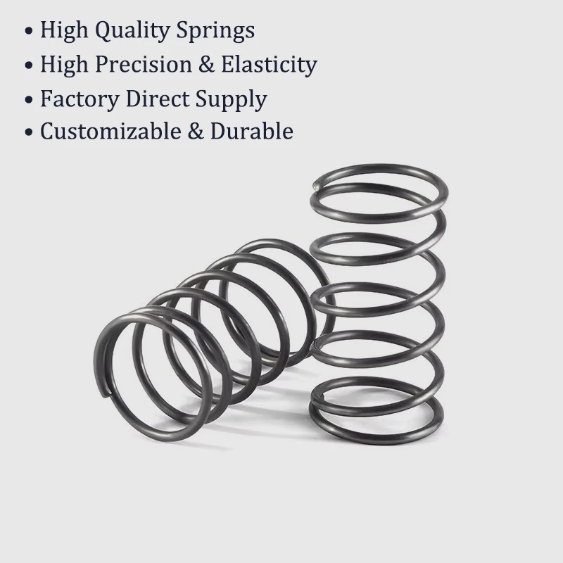65Mn Spring Steel Compression Springs 0.8mm/0.9mm Wire Diameter 10pcs For Instrumentation, Equipment Repair & DIY Projects