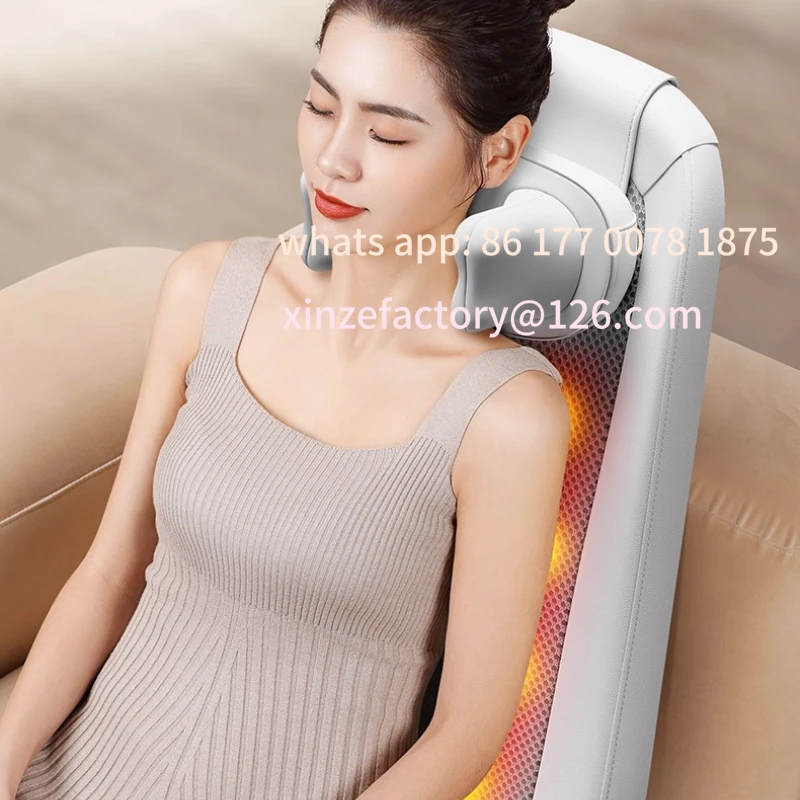 

Customizable New Massager Chair with Heat Shiatsu Neck Back Massager Mats Portable with Compress Rolling Massage for Shoulders