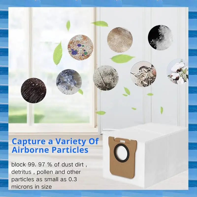 

AT53 Replacement Dust Bag For JONR P20 PRO Robot Vacuum Cleaner Parts Nonwoven Dust Collection Bags 20PCS