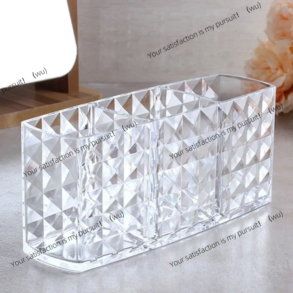 High quality durable transparent acrylic makeup brush holder