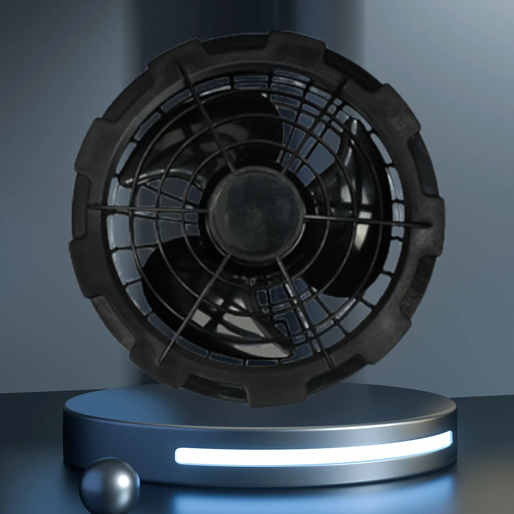 سترة تبريد بدون أكمام ملابس عمل مقاومة للحرارة يمكن ارتداؤها سترة مروحة تبريد قابلة للتنفس 3 معدات للتخييم الصيفي والصيد