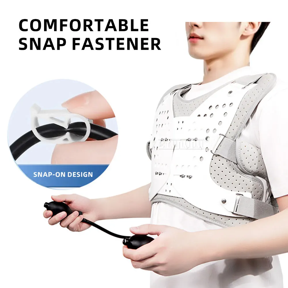 Yunlin Li Thoracic Spine Fixed Protective Gear Sports Adjustable Double Air Bag Spinal Support