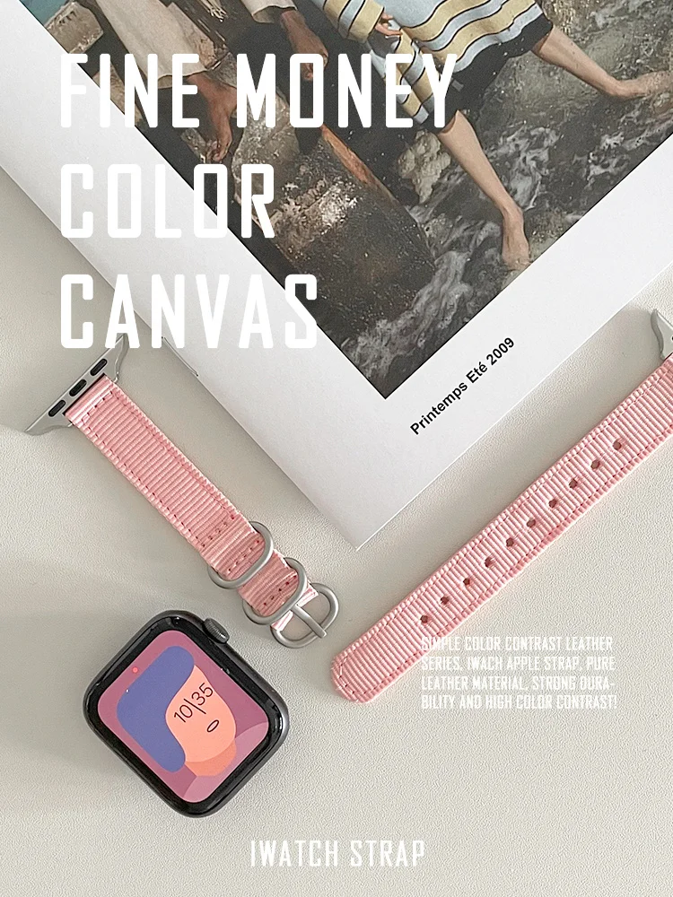 Slim Candy Color Strap para Apple Watch, Pulseira Acessórios para iWatch Series 8, 7, 6, 5, 4, SE, 49mm, 41mm, 45mm, 38mm, 40mm, 42mm, 44mm, Coreia