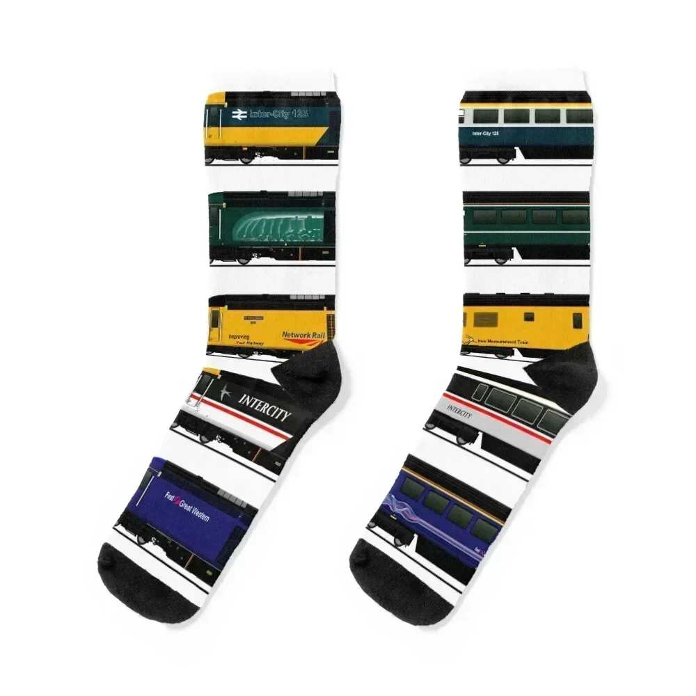 

CLASS 43 INTERCITY 125 LOCOMOTIVES Socks designer brand Thermal man winter Wholesale Boy Socks Women's