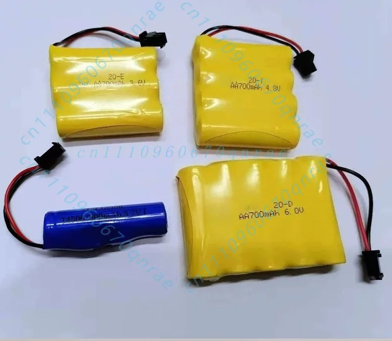 10Pcs toy rechargeable battery pack 3.6V4.8V6V700MAH remote control car 3.7V toy car battery