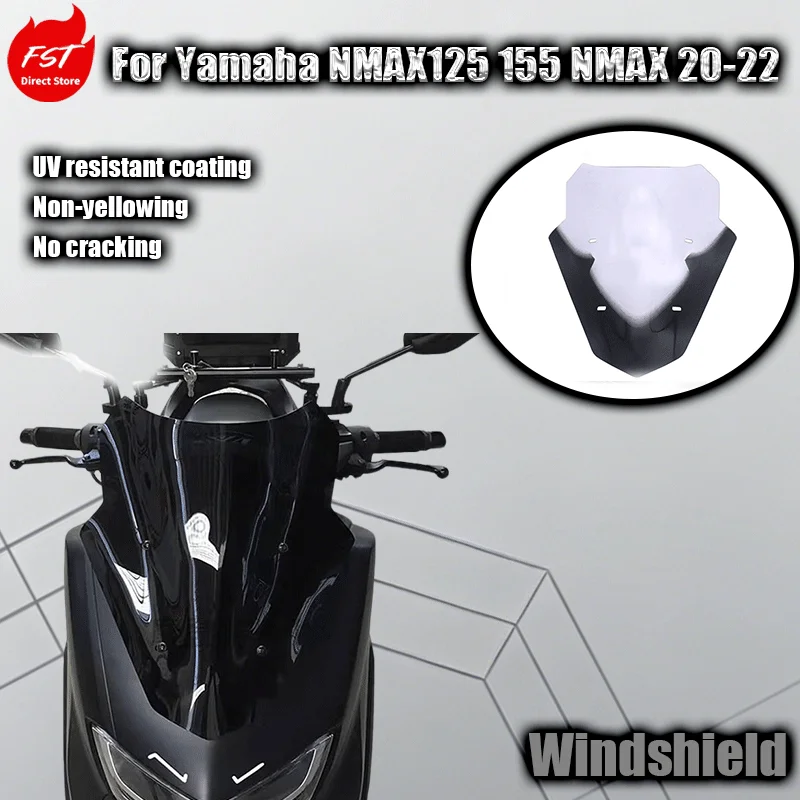 

For Yamaha NMAX125/155 NMAX 20-22 Front Windshield Fairing Upgrade for Motorcycle Accessories