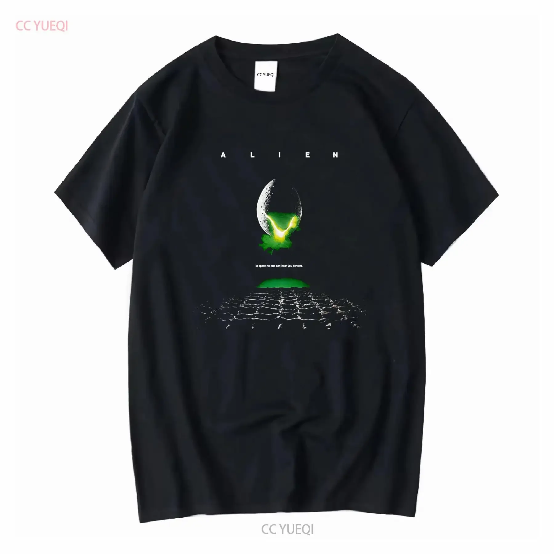 ALIEN Movie 1979 T Shirt Aliens Fan s Vintage Xenomorph Film Horror long or short sleeves vintage Washed Stretched fashion