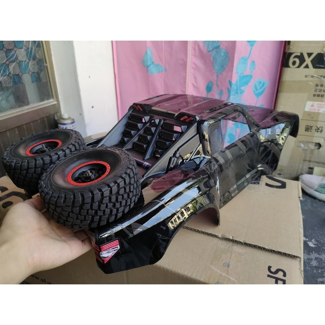 RC Desert Car Vehicle Dual Spare Tire Bracket Custom Model Number For 1/7 Arrma Mojave 6S Decorative Styling Decor Upgrade Parts