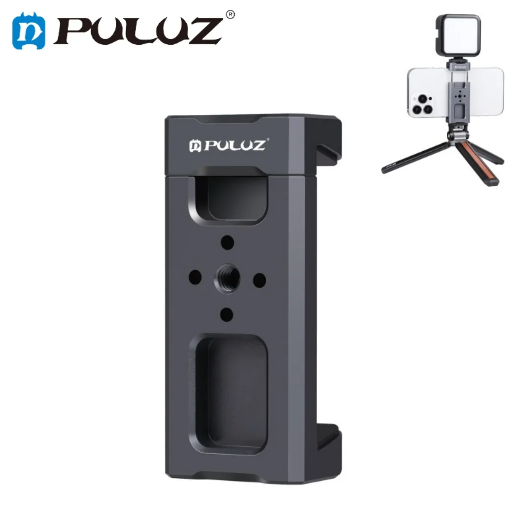 suporte-de-aluminio-puluz-cold-shoes-para-celular-com-abracadeira-de-65-9cm-de-largura-para-iluminacao-de-video-flash-e-microfone