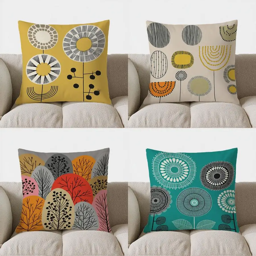 

Домашний декор, современный геометрический узор, наволочка с рисунком, чехол для подушки, подходит для дивана, спальни, автомобиля, наволочка