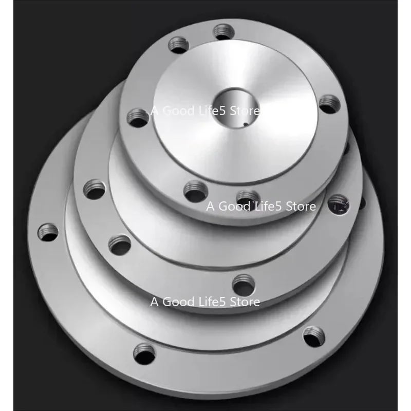 For Flange,No Keyway Chuck Motor Shaft Flange,for Self Centering K11/K12/K72-80 K11/K12/K72-100 Inner Hole 12-25mm Chuck Flange