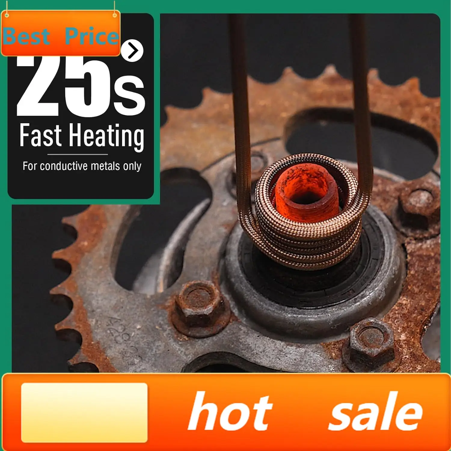 

hot-sellingInduction Heater Bolt Removal, 1500W 110V Magnetic Heat Induction Tool with 12 Coils, Bolts Heating Kit for Rusty Scr