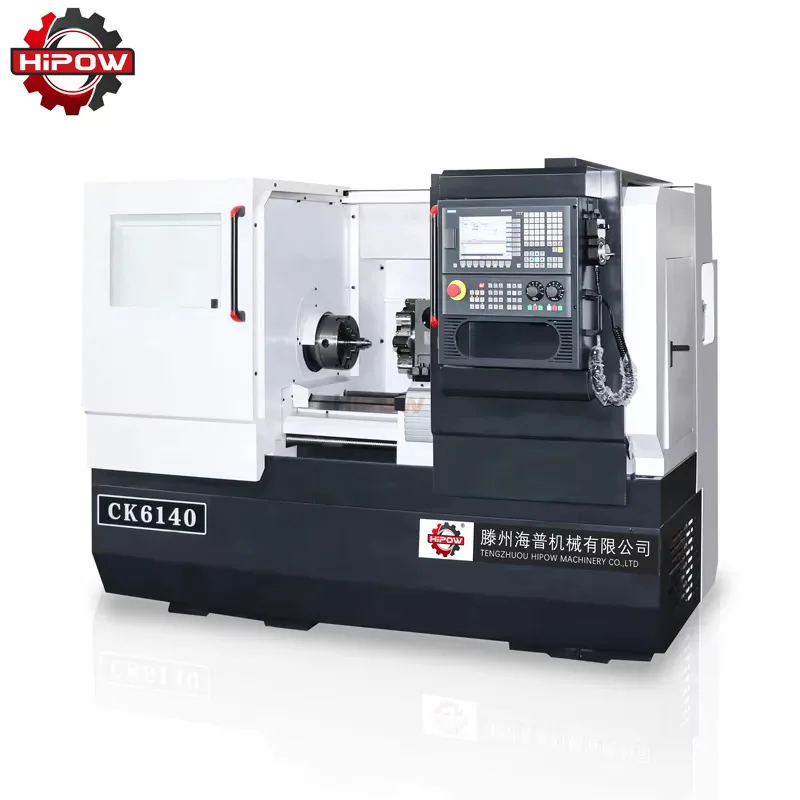 جودة عالية CK6140 Hine مع التحكم Fanuc تحول مخرطة CNC للمعادن