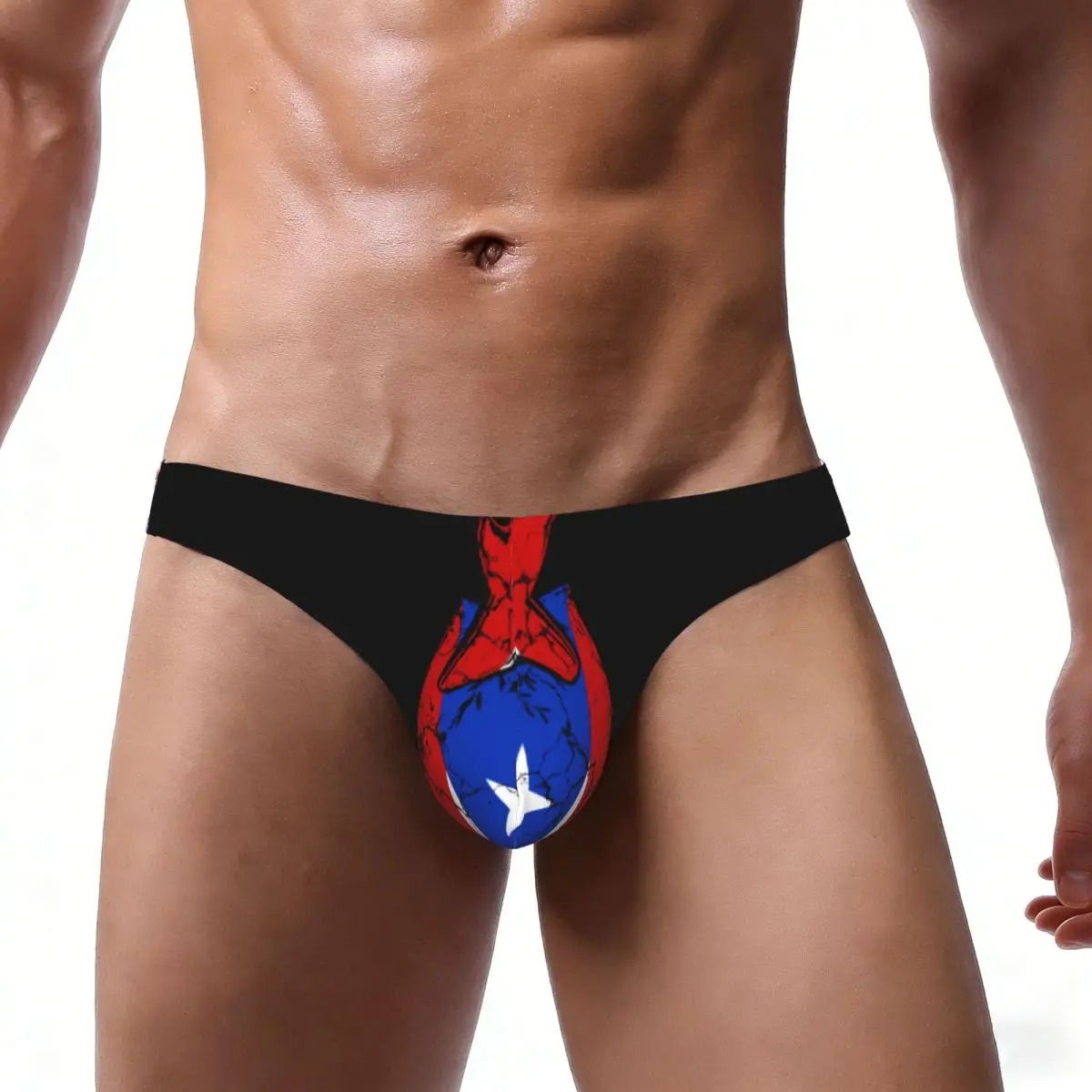 Men's Panties Man Briefs Puerto Rico Pr Flag Sexy Underwear Male Bikini Underpants