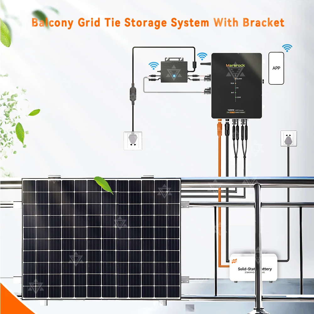 New Balcony Bracket, Designed for Easy and Efficient Use in Balcony Energy Storage and Power Generation Systems