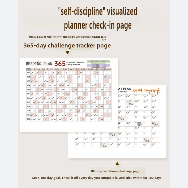 حامل تخزين جديد مع تقويم 2026 متعدد الوظائف منظم مقصورتين هدايا للمنزل والمكتب والمدرسة وإكسسوارات الديكور #5