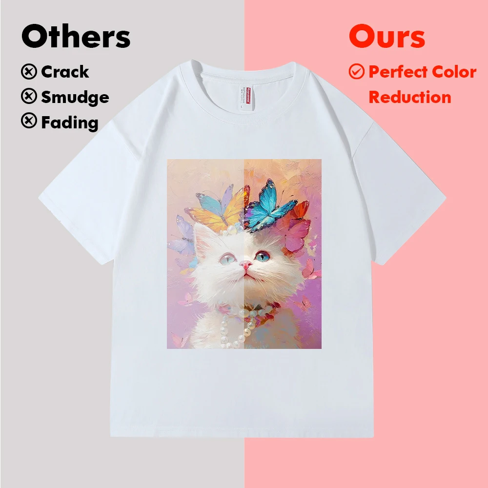 100 sheets of A4 transfer special sublimation paper, high transfer rate fast drying type, suitable for DIY clothing, etc