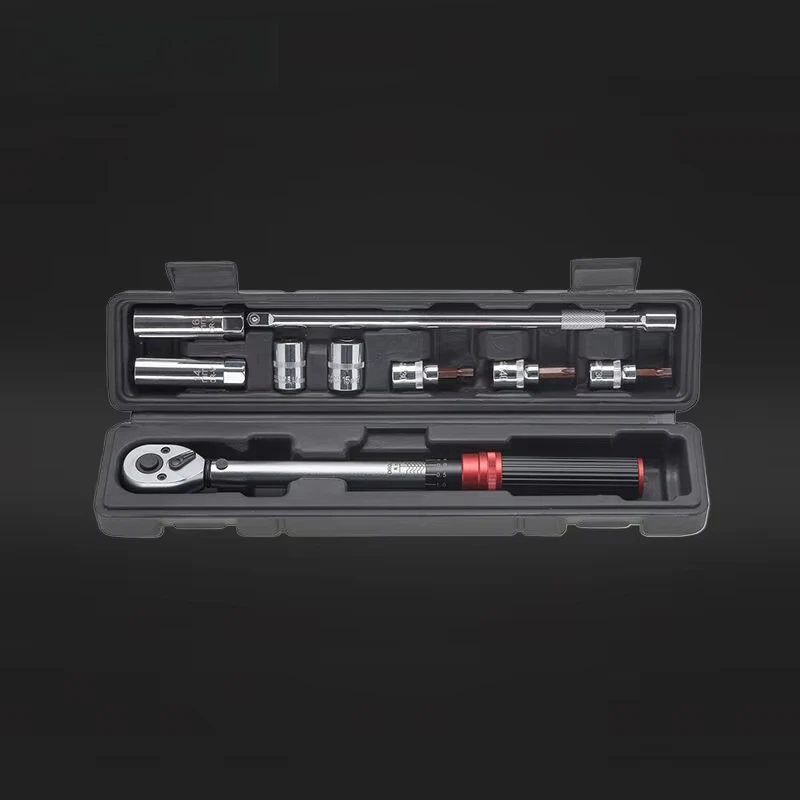 

Набор из 9 предметов: регулируемый динамометрический ключ 3/8" 72T 10-60 Нм с битами и торцевыми головками для автомобильных работ
