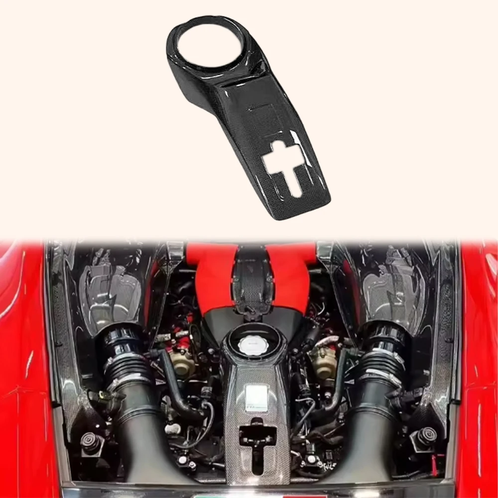 

For Ferrari 488 Spider 2015-19 Dry Carbon OE Style Front Engine Plug Cover