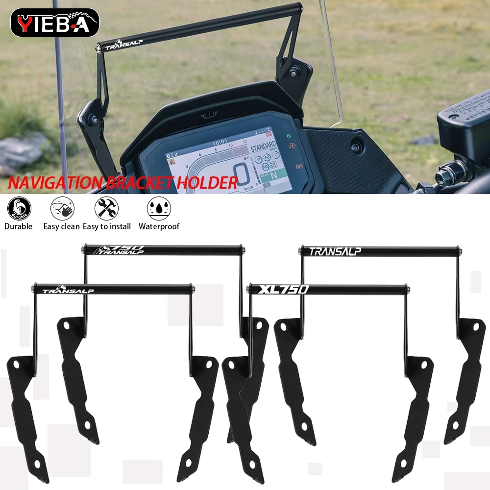For Honda XL750 XL 750 2023 - 2025 Cellphone Stand Support 12MM 22MM 2026 Transalp 750 GPS Navigation Extension Bar Phone Holder
