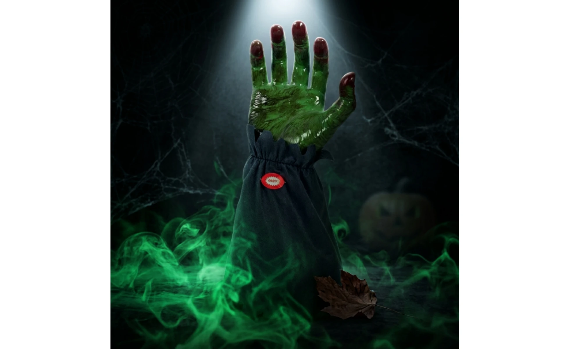 Ghost Hand Decoration Spooky Animated Hand with Cloth Base Animatronic Prop Scary Sturdy for Tabletop Displays