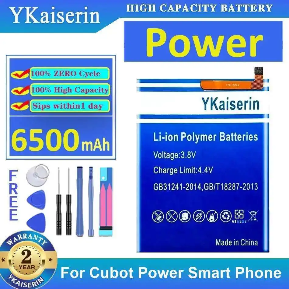 

For Cubot Power Smart Phone Mobile Battery High Performance Long-Lasting 6500Mah