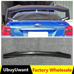 Real Carbon Fiber CAR Rear WING Trunk Lip Spoiler FOR Subaru WRX STI 4th 2015 2016 2017 2018 2019 2020 2021