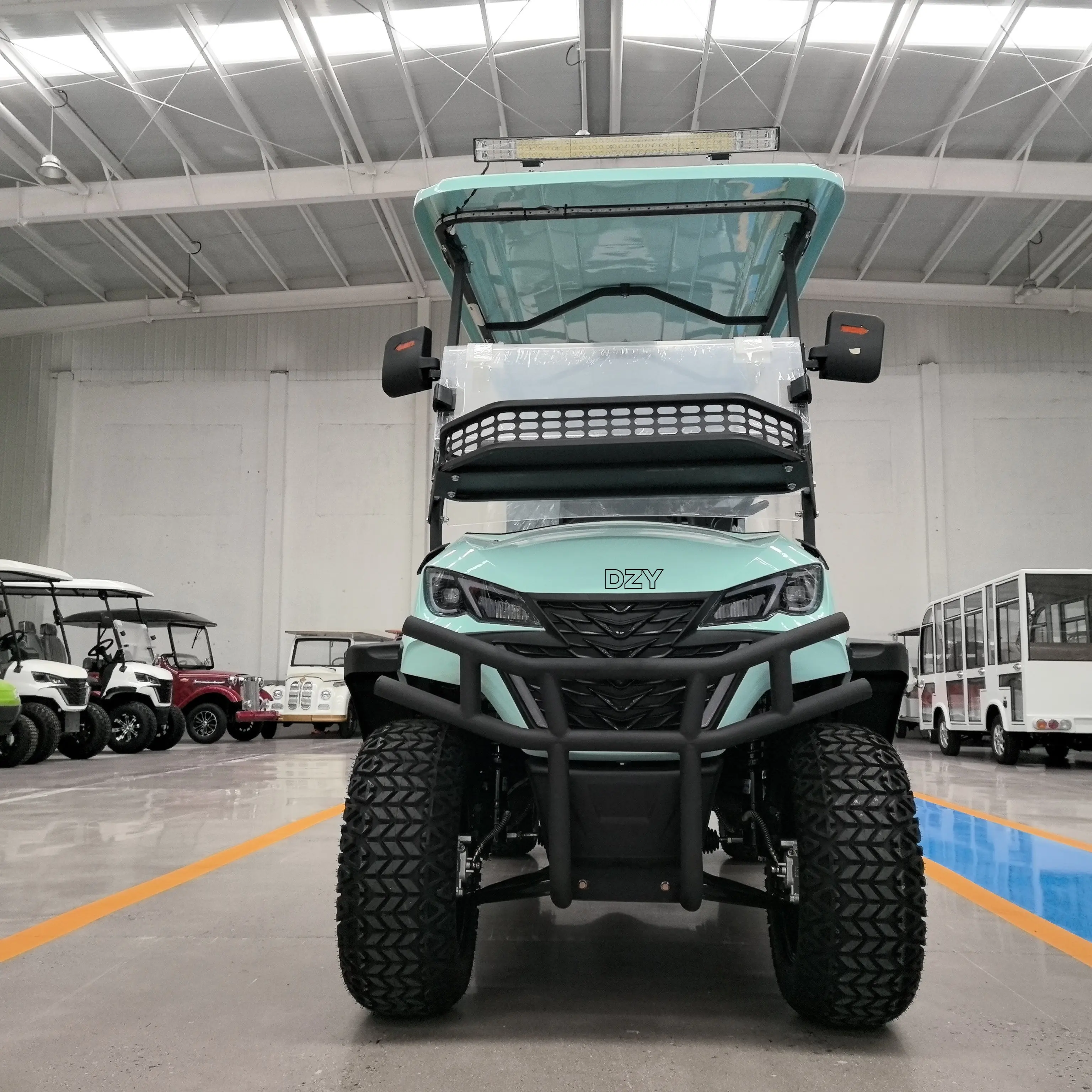 Export to China High Performance Electric Golf Cart with 48V Battery  Engine Golf Cart with solar panels  for Sale