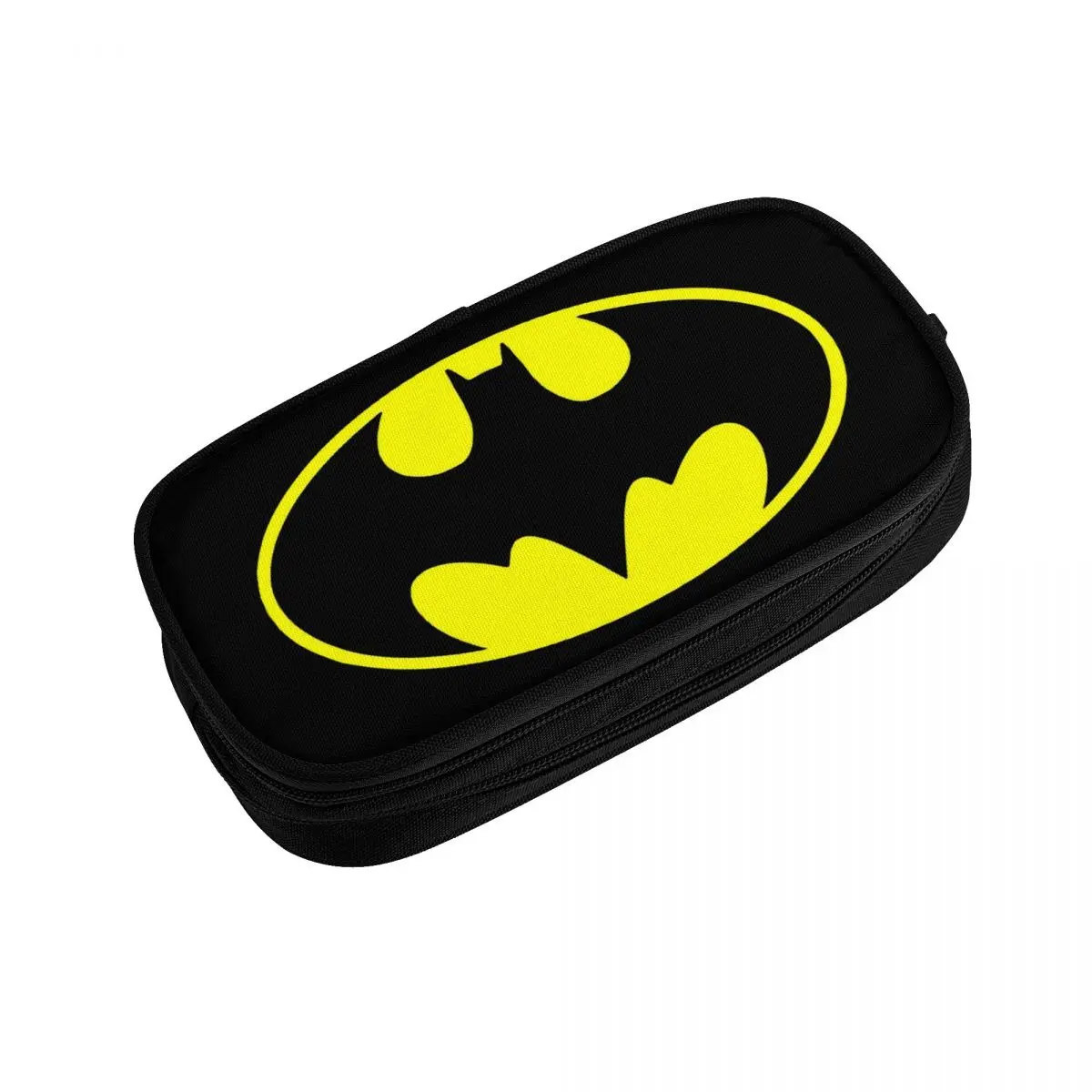 Imagem -03 - Grande Capacidade Lápis Case para Meninos e Meninas Grande Capacidade Bat Logo Cutelittle Animais Custom Pen Bolsa Caixa de Papelaria