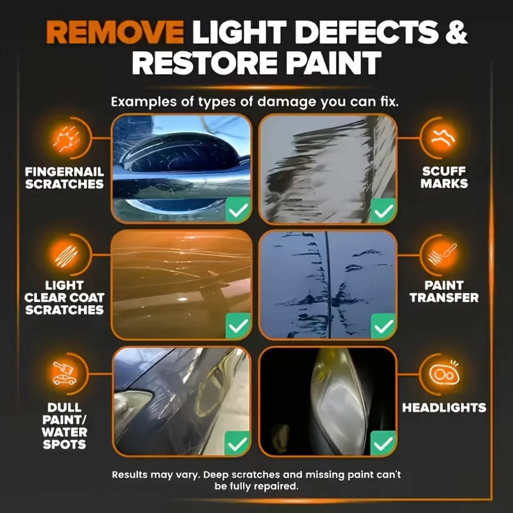 معجون إصلاح خدوش الجسم، إصلاح وترميم غطاء السيارة، معجون إصلاح تجديد الطلاء متعدد الألوان، جسم سريع وسلس #6