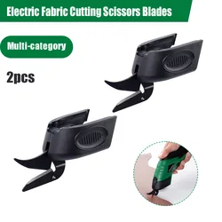 Durable Cordless Steel Replacement Blades For Electric Scissors Powerful Cutting Leather Carpet Cardboard Plastic Precision Kit