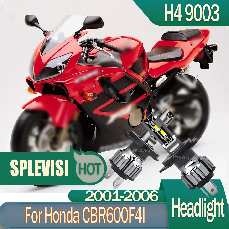 Shockproof Durable for Rough Road Conditions​ led motorcycle Headlight H4 9003 For Honda CBR600F4I 2001 2002 2003 2004 2005 2006