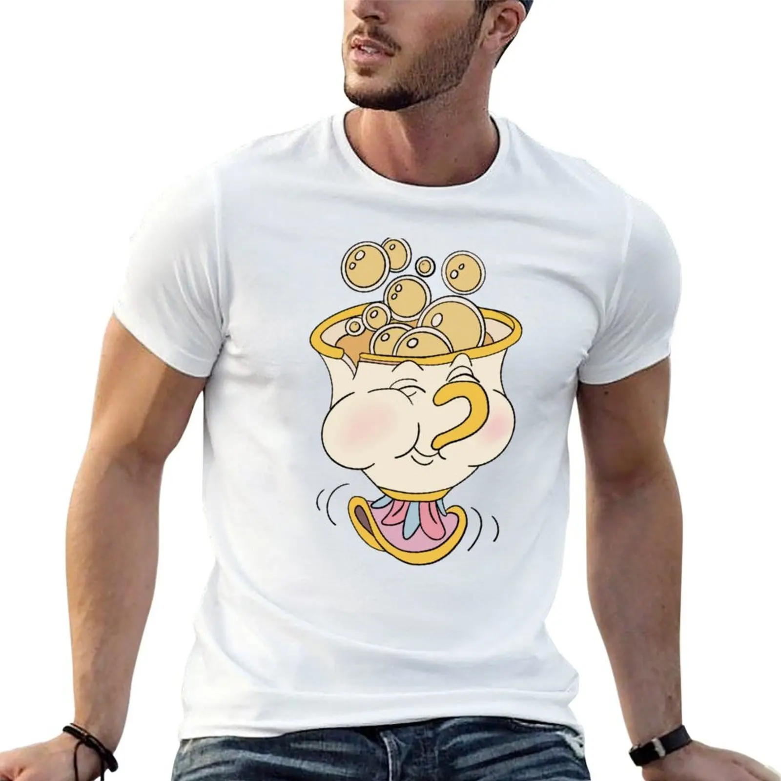 Chip teacup T-Shirt Outdoor Sports Short Sleeve Top