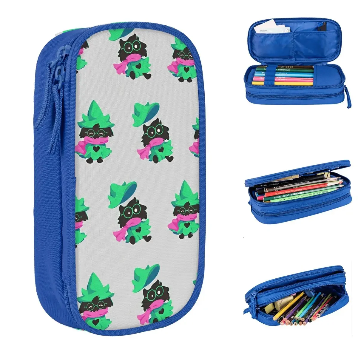 Deltarune Pencil Case Adventure Game Pencilcases Pen Holder for Student Big Capacity Bags Office Zipper Stationery