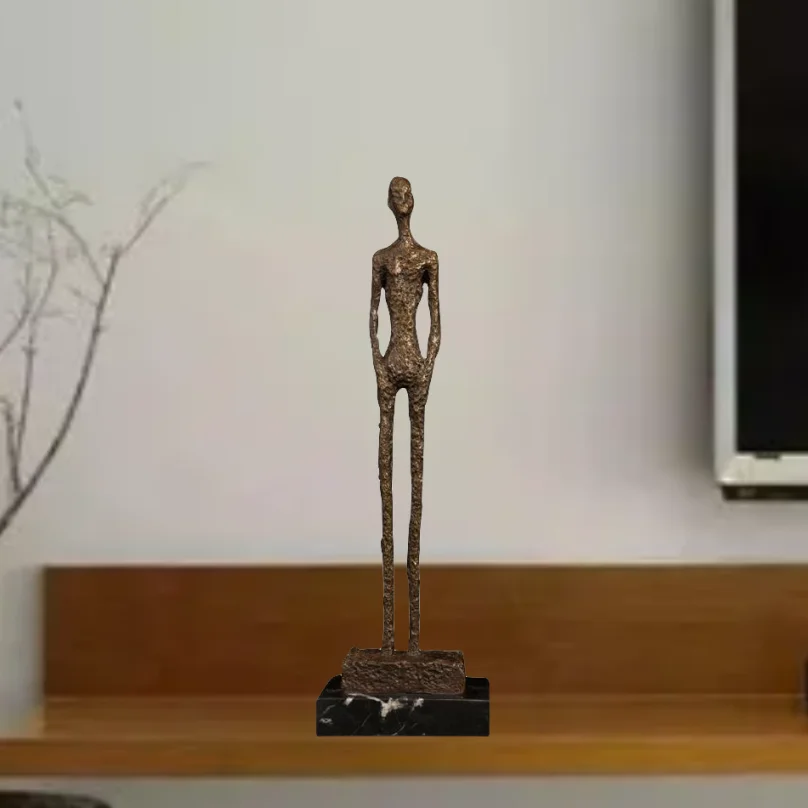 QW-382 Giacometti bronze sculpture statue sculpture for home decoration accessories office decoration room decoration sculpture