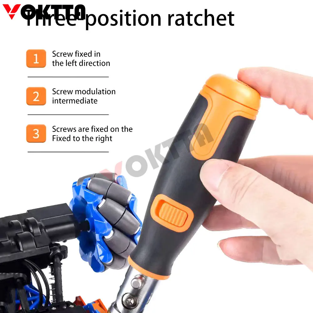 Portable Manual Ratchet Screwdriver Hidden Screwdriver Head Multi Angle Corner Capable Multifunctional Precision Screwdriver Set