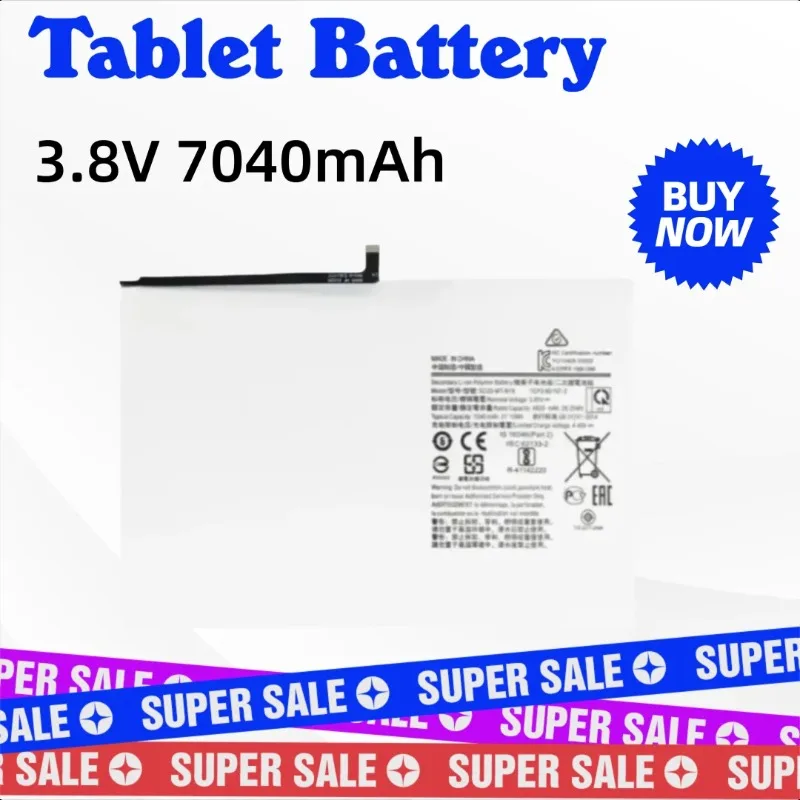 

Новая сменная батарея для планшета SCUD-WT-N19 3,8 В 7040 мАч для Samsung Galaxy Tab A7 T505C T500