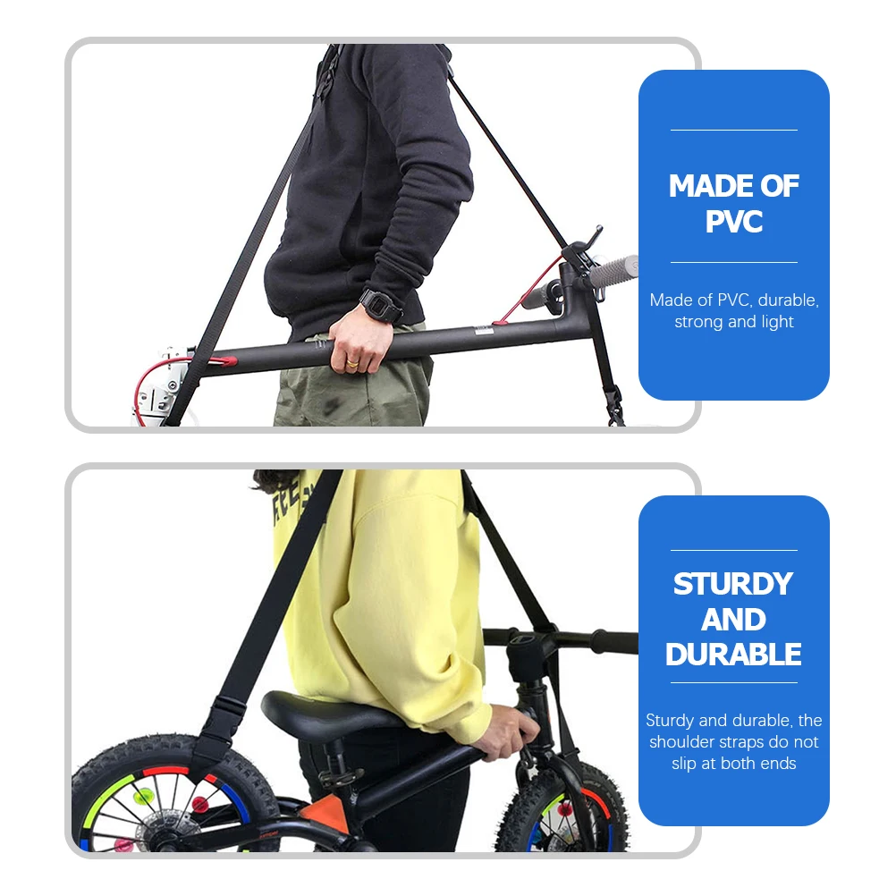 

Shoulder Strap Scooter Carrying Accessories Belt Kick Straps Folding Bicycle Small for