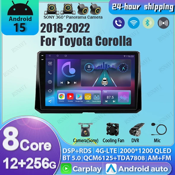 Android 14 Auto dla Toyoty Corolla 2018–2020: Kompletna recenzja i poradnik użytkownika