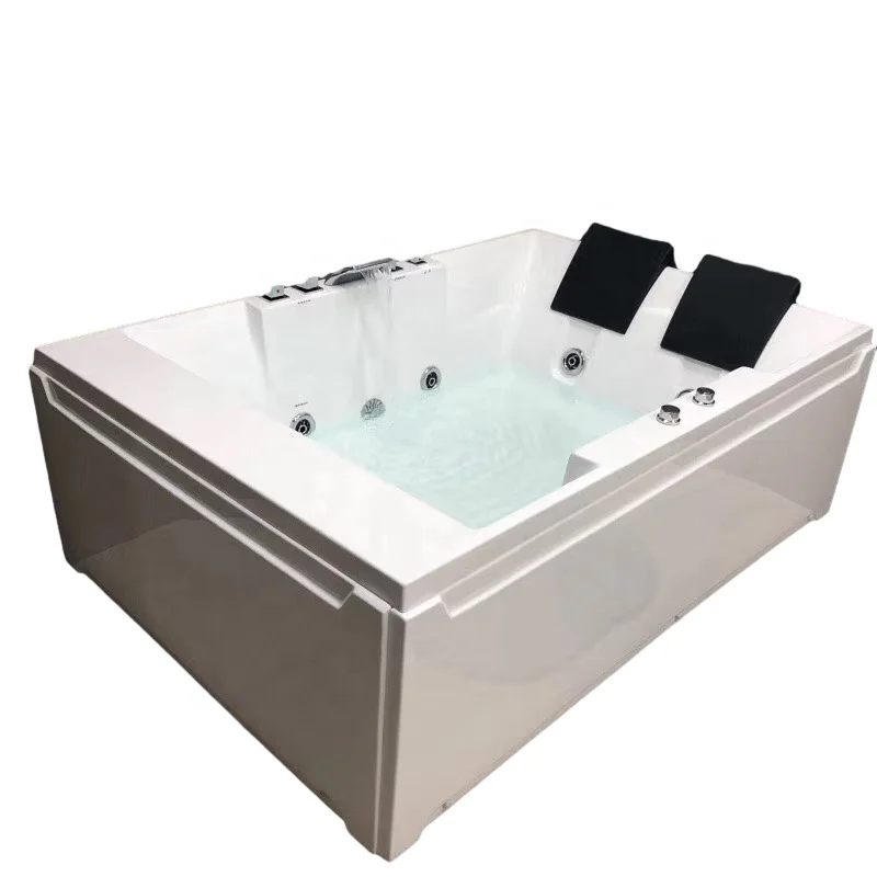 

Luxury Spa Bath Tub Jacuzzier 2 Person Jakusi Whirlpool Acrylic Indoor Family Bathtub With Hydro Massage Function