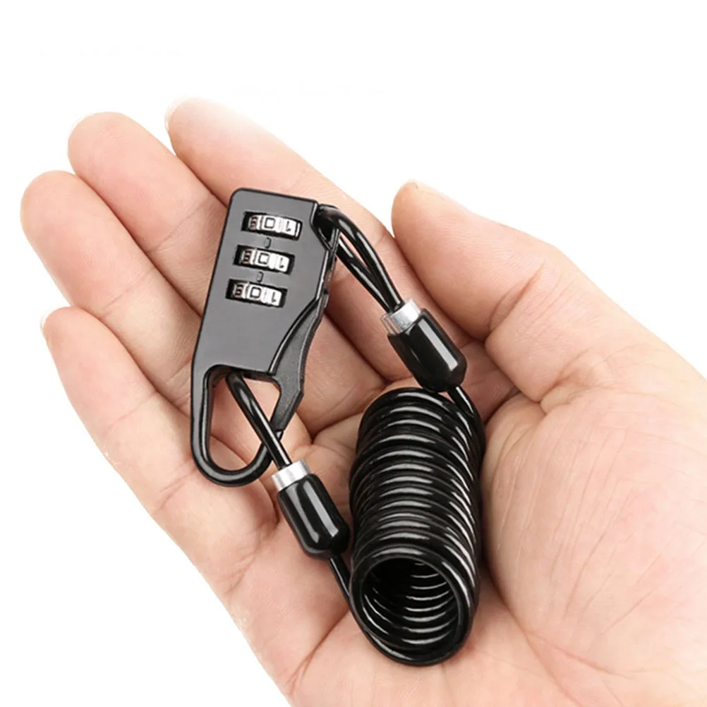 

2pcs Bike Code Security Combination 3- Password Zinc Bike Password Lock Alloy Anti-Theft Lock For Cycling