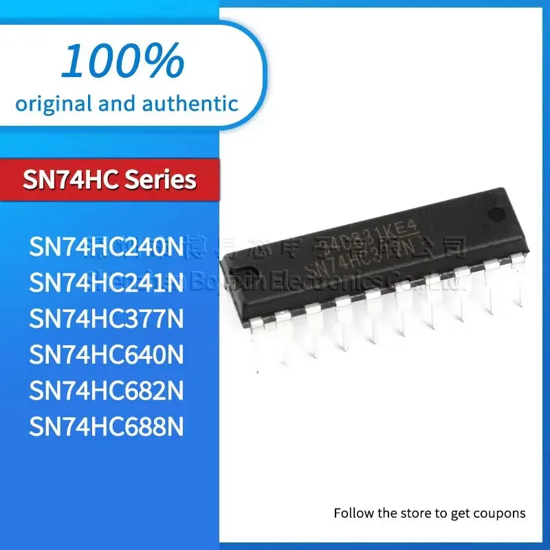 

SN74HC240N SN74HC241N SN74HC377N SN74HC640N SN74HC682N SN74HC688N Development board