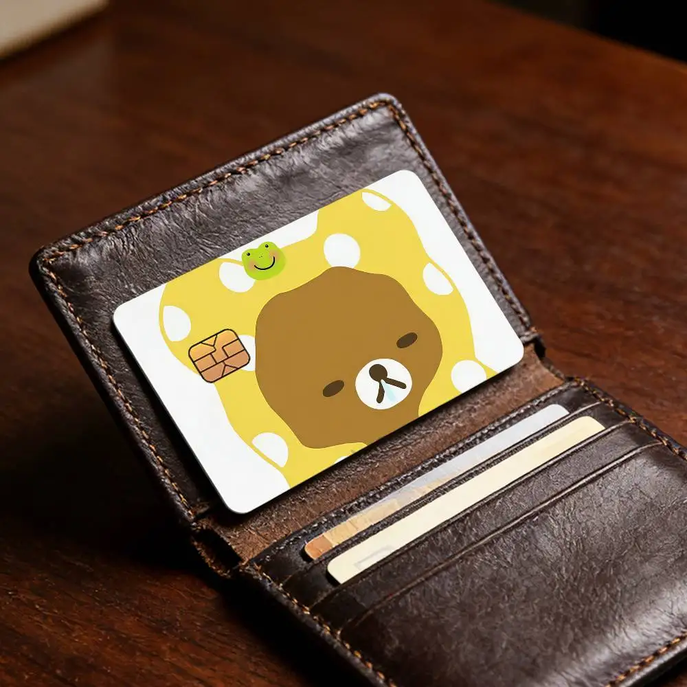 Niedlicher Cartoon R-Rilakkuma Bestseller Deko Exquisiter Kartenaufkleber für Debit- und Kreditkarten Skin-Cover Geschenk für Studenten – Detail 23