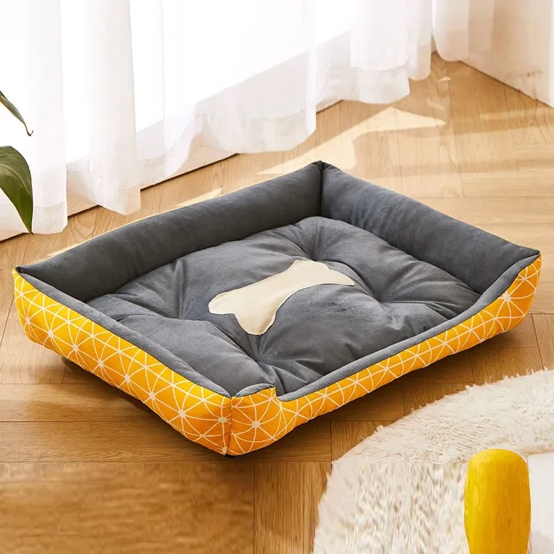 Four Seasons Dog Kennel Warm Cat Kennel Large Dogs Puppy Nest Small Medium-sized Dog Bed Pad Cushion Pet Supplies