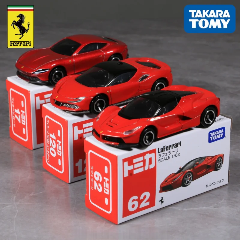 

Takara Tomy Tomica Ferrari Purosangue No 8 Alloy Die-cast Model Car 1/64 Scale Alloy Mini Car Collectible Desktop Ornament Gifts