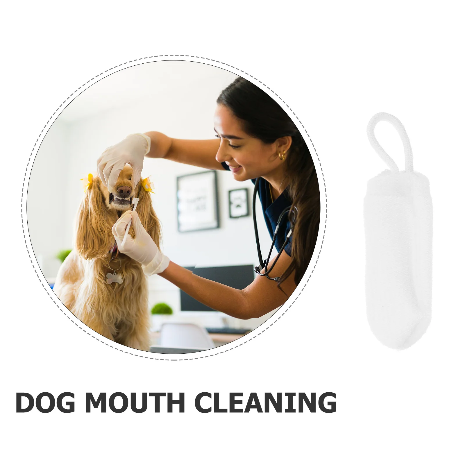 

10Pcs Pet Finger Sleeve Toothbrush Dog Cat Small Finger Tooth Cleaner Oral Care Reduce Plaque Dirt Freshen Breath Soft Dental