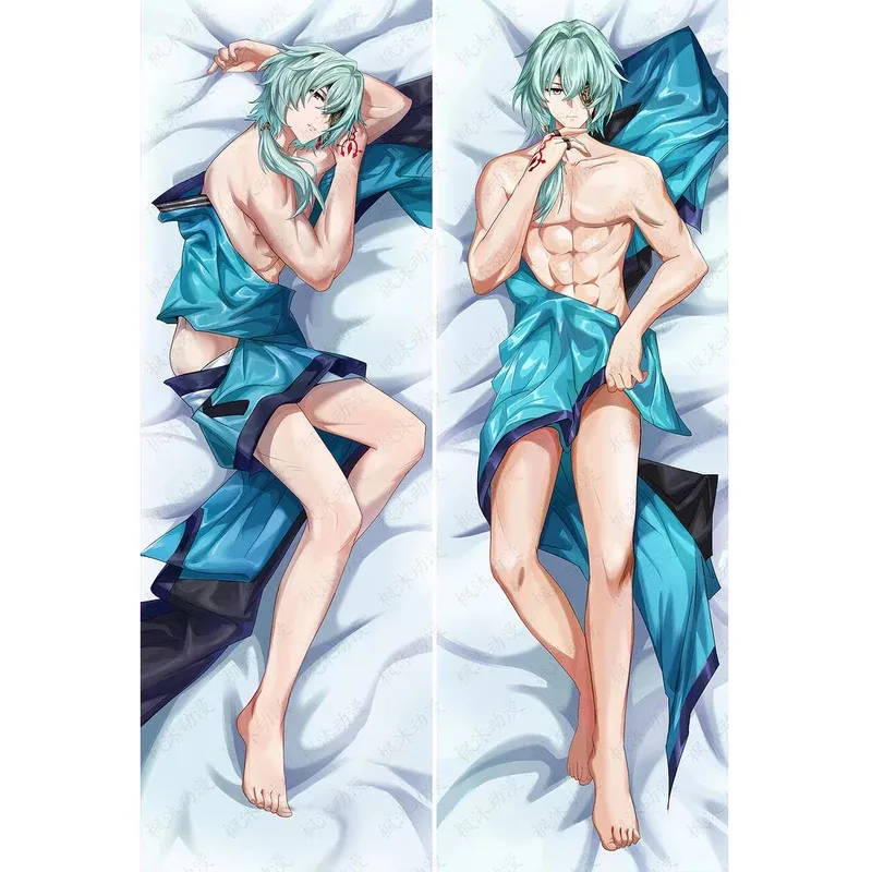 لعبة هونكاي ستار السكك الحديدية Anaxagoras تأثيري Dakimakura وسادة حالة العناق.. زي أنيمي أوتاكو كامل الجسم 2 الجانب المخدة غطاء