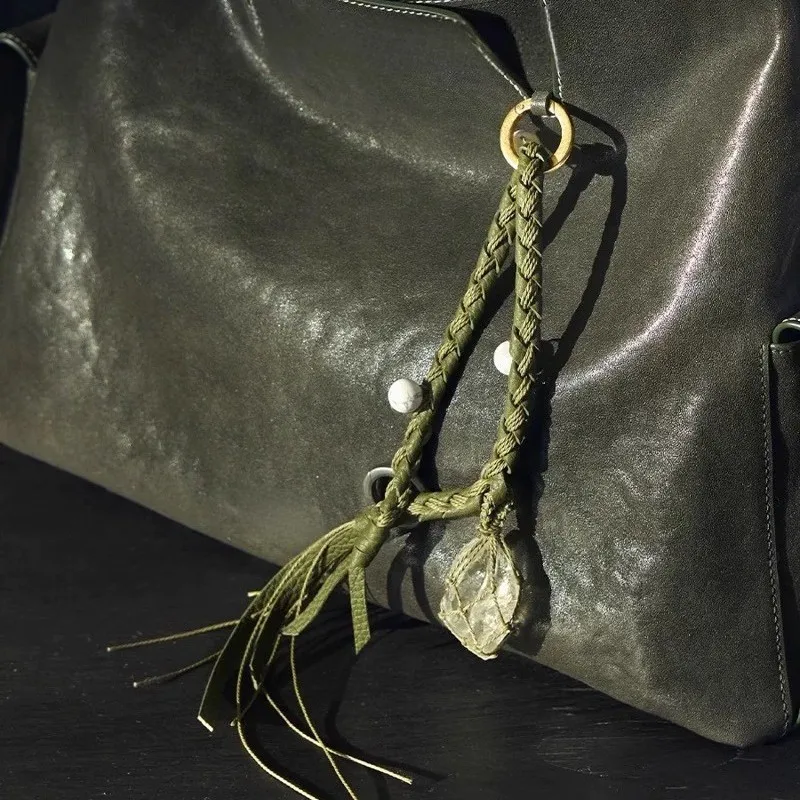 Songmont Healing Stone Crystal Hand-woven Bag Accessory
