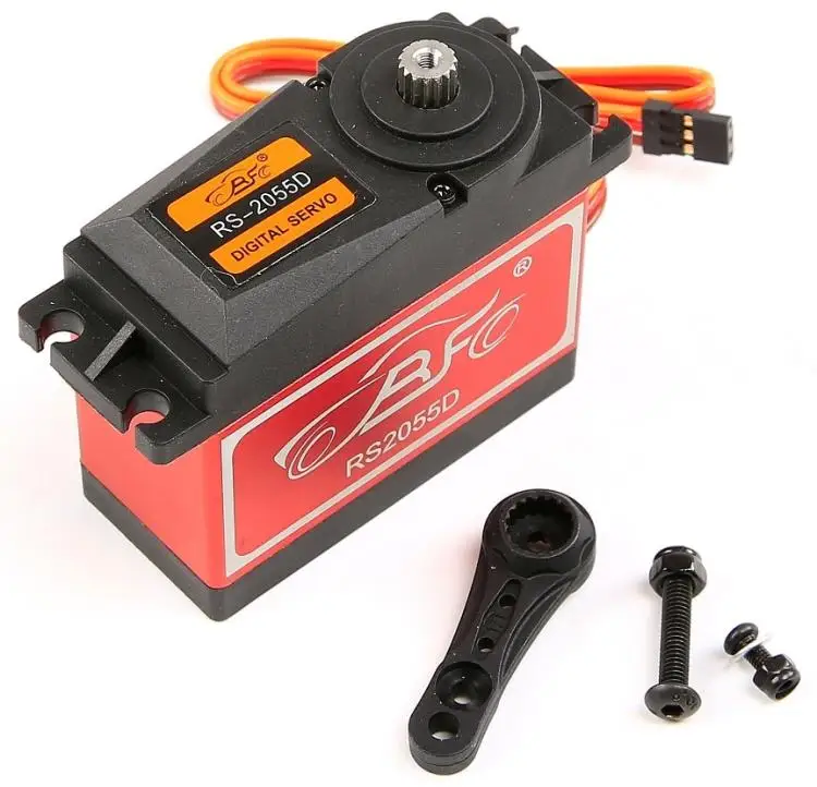 ROFUN 1/5 Steering Servo 55kg All-metal Gear Fits 1/5 ROFUN BAJA LOSI 5IVE-T 6~7.4V